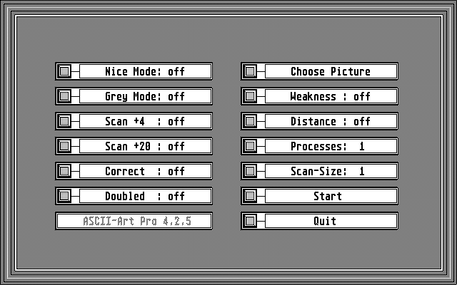 ASCII-Art Pro atari screenshot